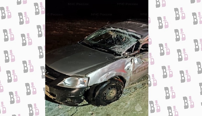 В Калужской области грузовик столкнулся с легковушкой