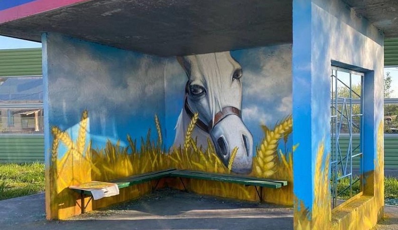 Калужский художник украсил город граффити к 650-летнему юбилею