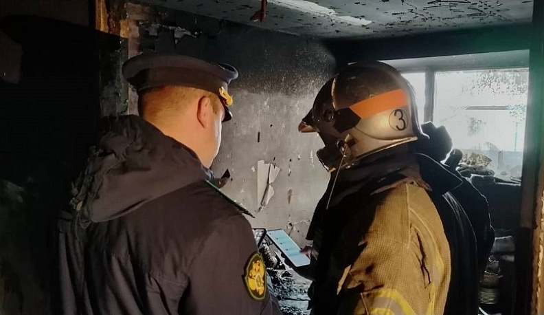 Человек погиб в пожаре в центре Калуги