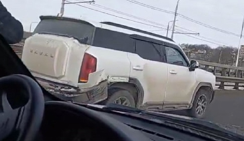 В Калуге Гагаринский мост перекрыла массовая авария