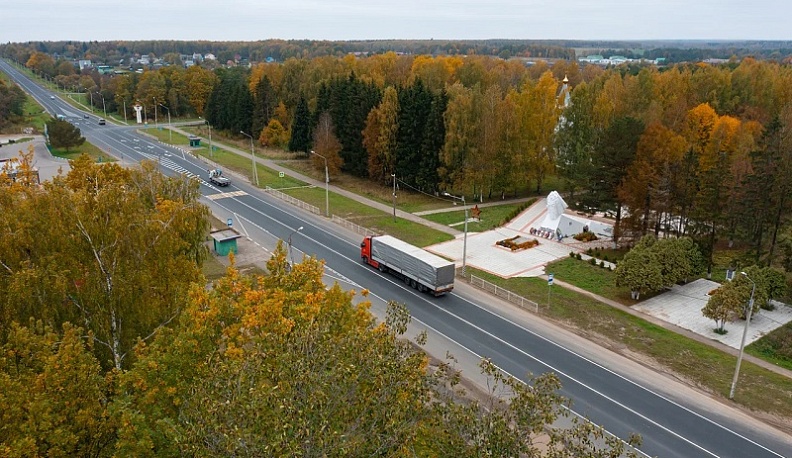 23 километра Варшавского шоссе в Калужской области защитили слоями износа 