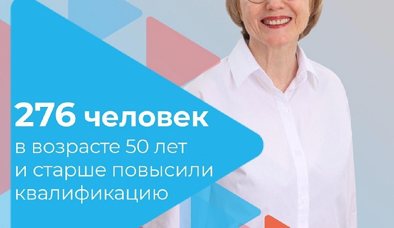 Почти 300 калужан в возрасте от 50 лет повысили свою квалификацию благодаря нацпроекту