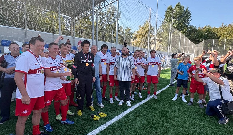В Калуге сыграли ветераны «Спартака»