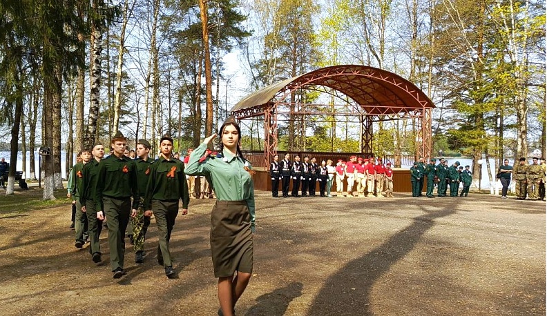 Кировские юнармейцы и кадеты приняли участие в игре «Зарница»