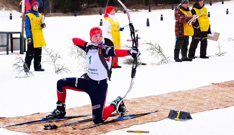 В Людинове проходят соревнования по ачери-биатлону