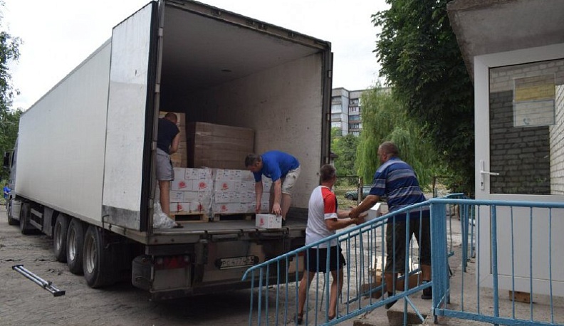 Из Калужской области на Донбасс доставлено уже более 585 тонн гуманитарной помощи