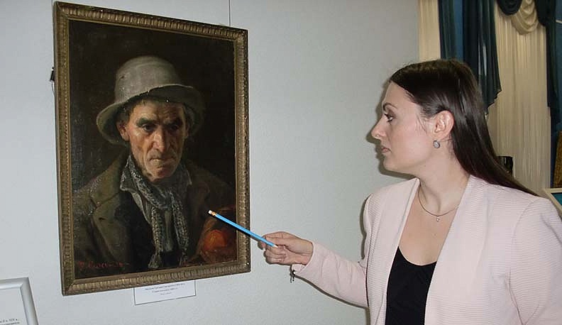 Калужанам показали произведение Григория Мясоедова 