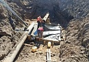 На улице Путейской в Калуге продолжается капитальный ремонт водопровода
