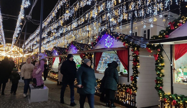 В Калужской области начали работу новогодние ярмарки