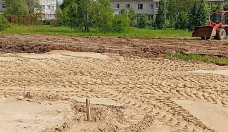 В Кирове началось строительство сквера на улице Профсоюзной