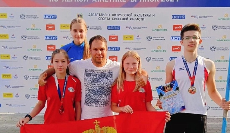 Калужские легкоатлеты завоевали 12 медалей на первенстве в Брянске