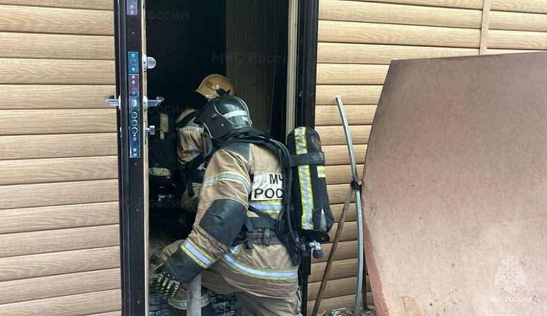 В Малоярославецком районе сгорела дача