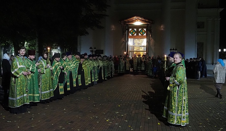 В Калугу прибыл ковчег с мощами преподобного Сергия Радонежского