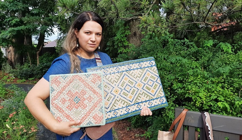 В Тарусе в саду Ракицкого студенты изучали ремёсла