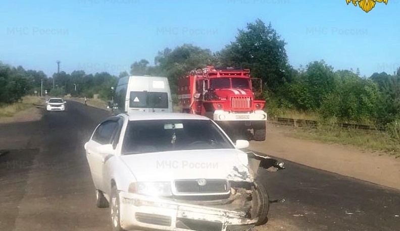 В аварии «Шкоды» и «Приоры» в Людинове пострадали люди