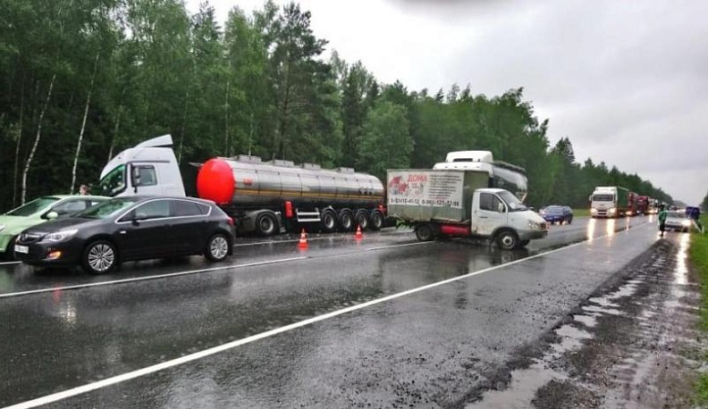 В Калужской области произошла массовая авария