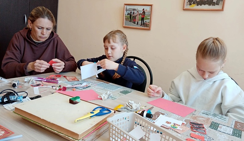 Ферзиковчане приняли участие в мастер-классе, посвященном Дню Победы