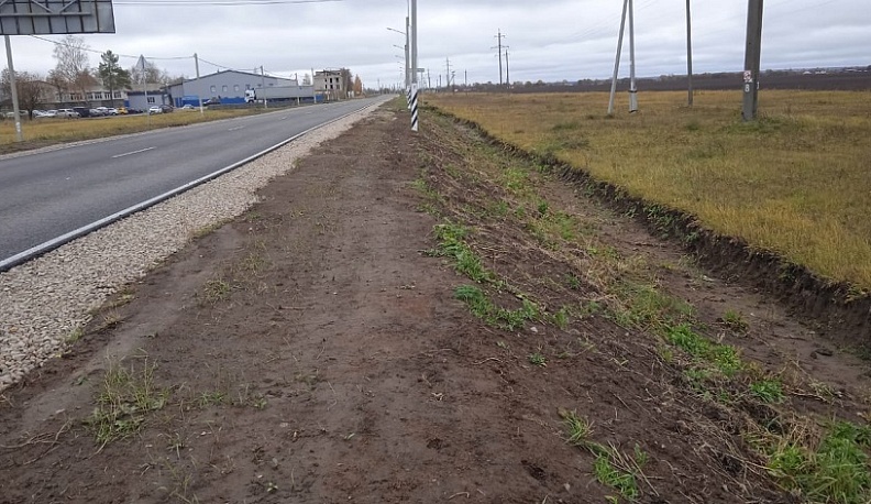 Завершился ремонт дороги на подъезде к Перемышлю