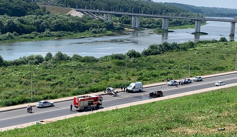 Устроивший аварию на встречке в Калуге мужчина был нетрезв