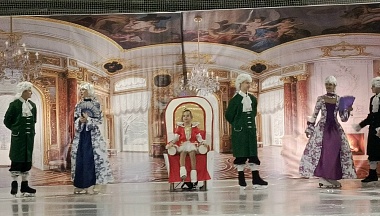 В Кондрове состоялась постановка новогодней сказки на льду