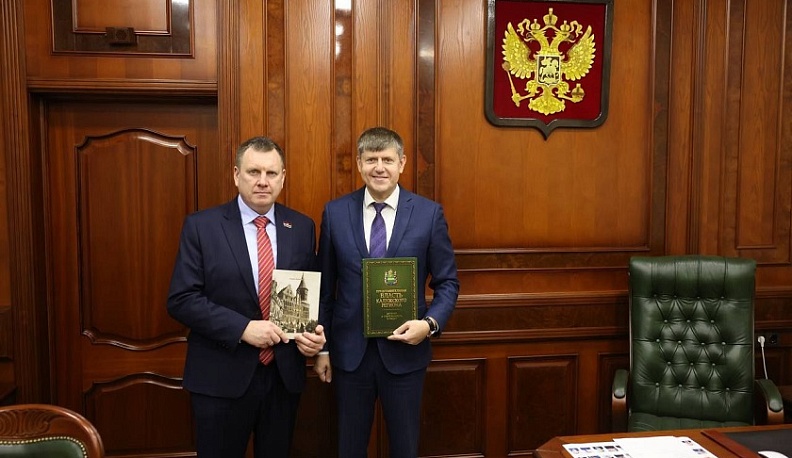 Геннадий Новосельцев встретился с председателем Законодательного Собрания Калининградской области Андреем Кропоткиным