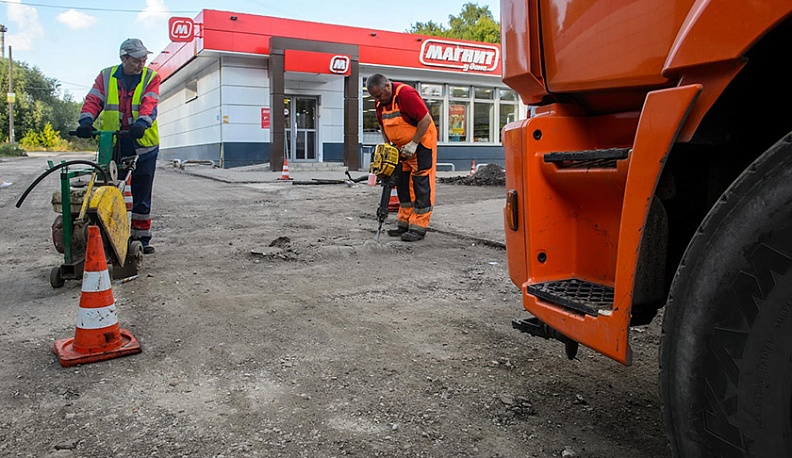 В Калуге на Малинниках заканчивается ремонт проблемных дорог
