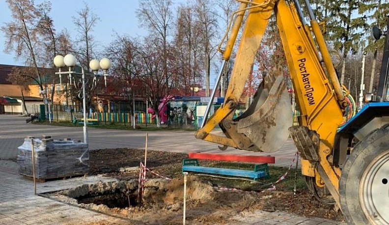 В Людинове готовят площадку для установки памятника комсомольцам-подпольщикам