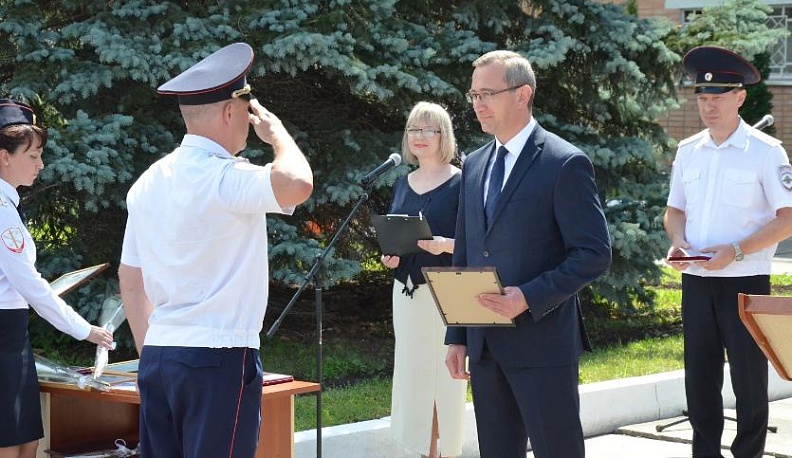 Владислав Шапша принял участие в торжественном мероприятии, посвященном 84-й годовщине образования ГИБДД России 