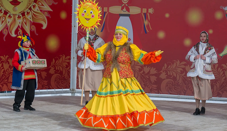 Жители Малоярославца побывали в гостях у Масленицы