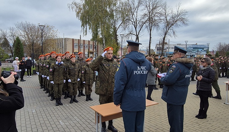 Перемышльские кадеты приняли присягу