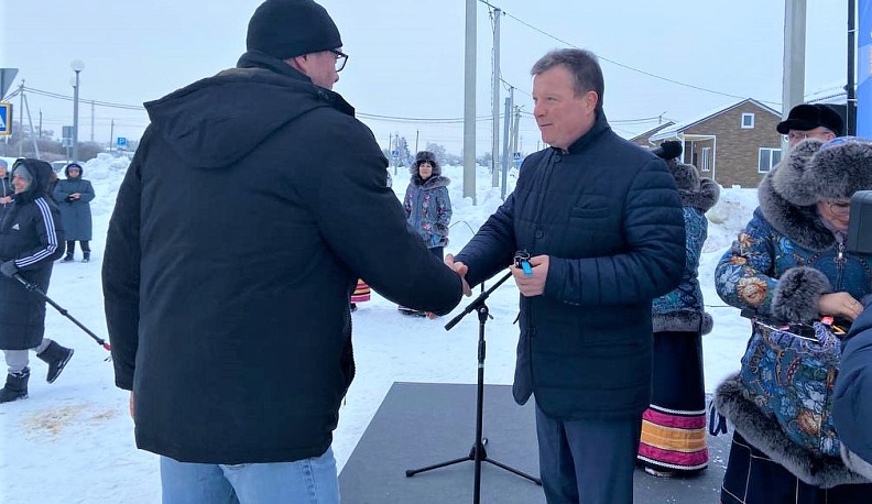 15 жителям Барятина вручили ключи от новых домов