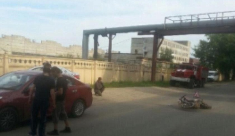 В Калужской области мотоциклист пострадал в аварии с иномаркой