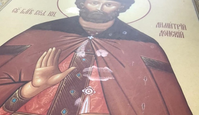 В Козельском храме замироточила подаренная мотоциклистами икона