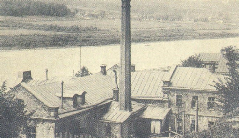 Городская водокачка на Зеленом крупце ХIХ век.  Сейчас здесь находится городская насосная станция, которая подает питьевую воду калужанам.