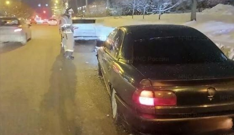 Две легковушки столкнулись на Правобережье Калуги