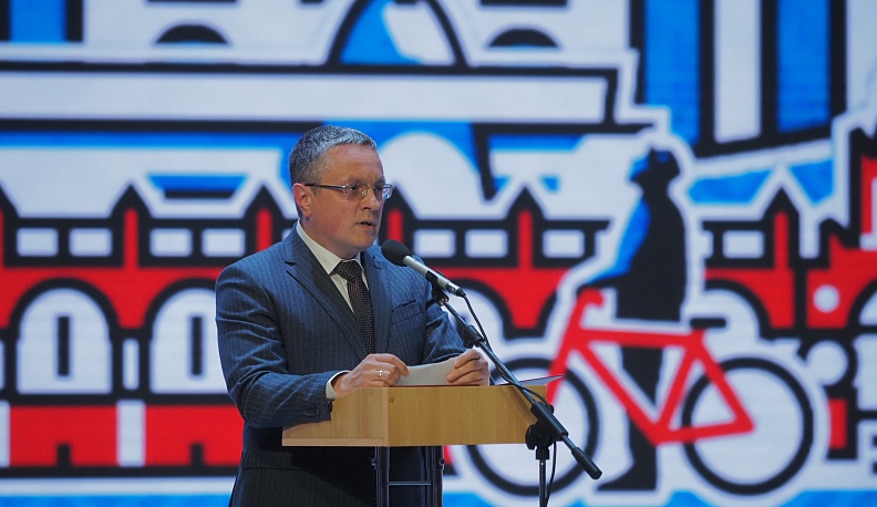 Калуга принимает  поздравления с Днём города