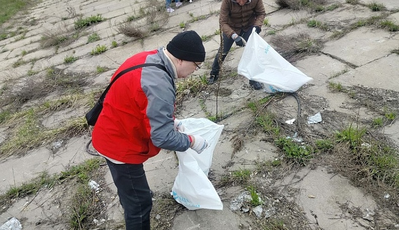Калужане привели в порядок берег Оки