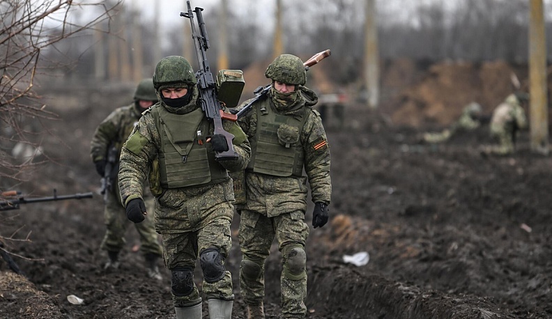 Морские пехотинцы Черноморского флота РФ на позициях  в зоне СВО. Фото radiosputnik.ria