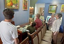 В Кондрове состоялось открытие выставки картин художника Александра Голубева 