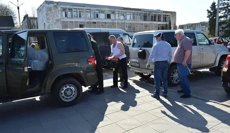 Калужская область отправила на передовую автомобиль и гумпомощь