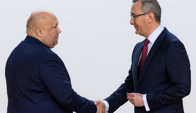 В Жукове прошел отчёт главы районной администрации Анатолия Суярко