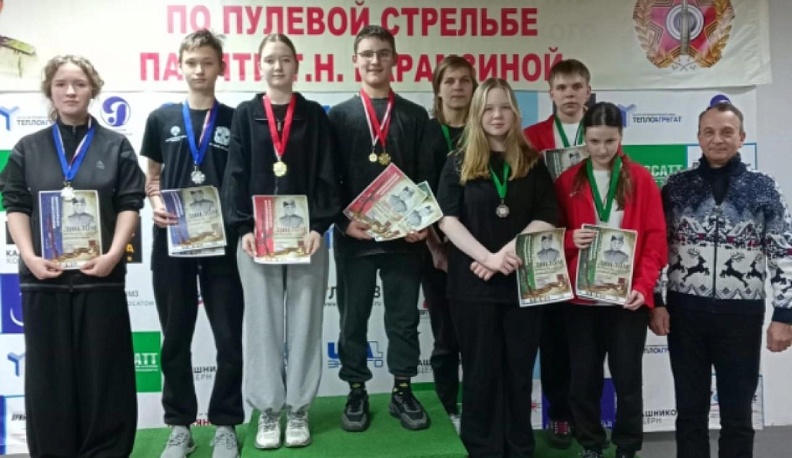 На Всероссийском турнире по пулевой стрельбе калужане заняли третье место
