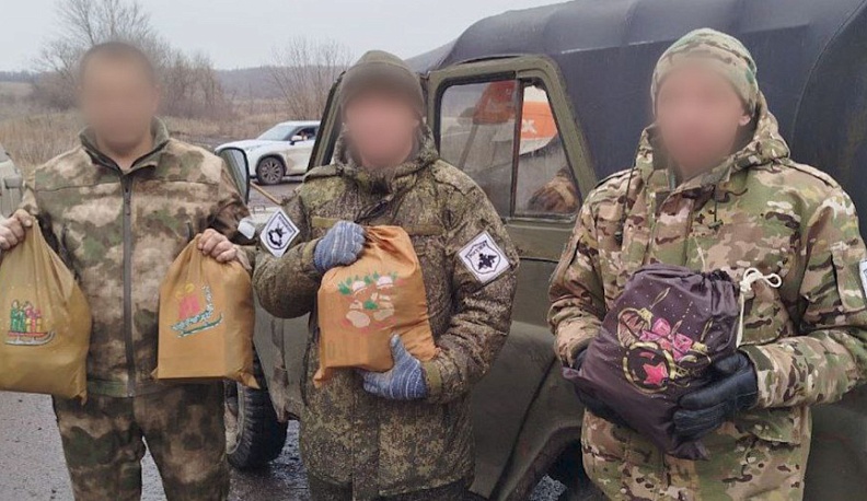 Бойцы СВО из Калужской области получили новогодние подарки
