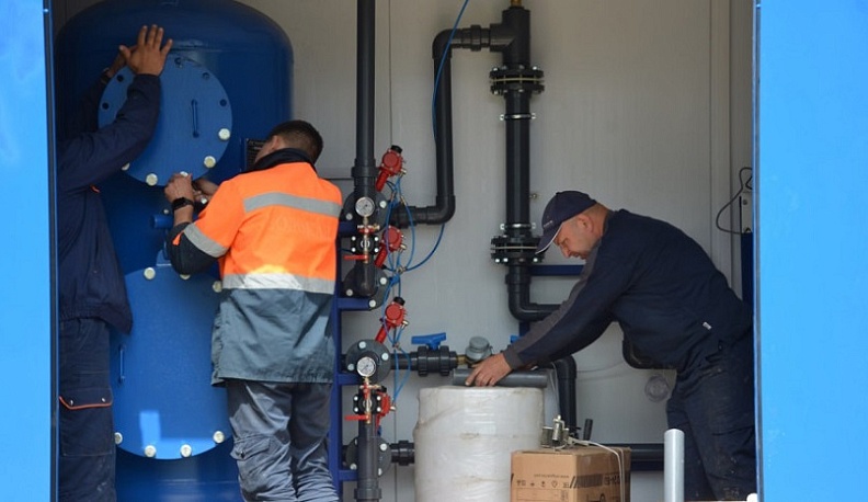 В Медыни запущена первая станция очистки воды