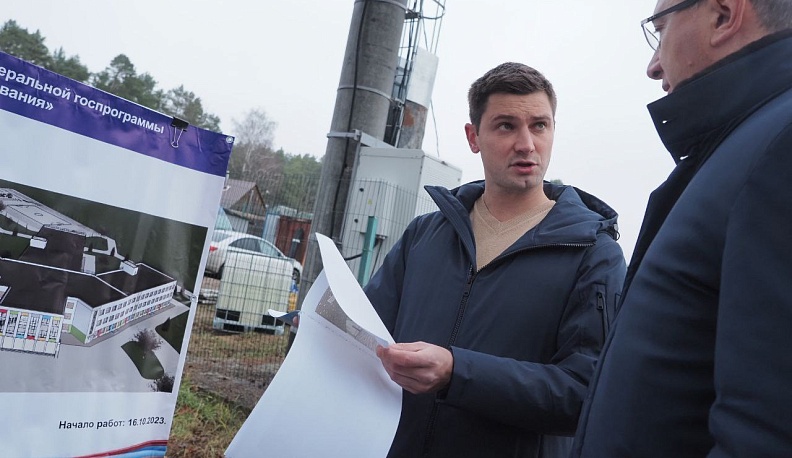 Владислав Шапша оценил ход строительства двух объектов в Людиновском районе