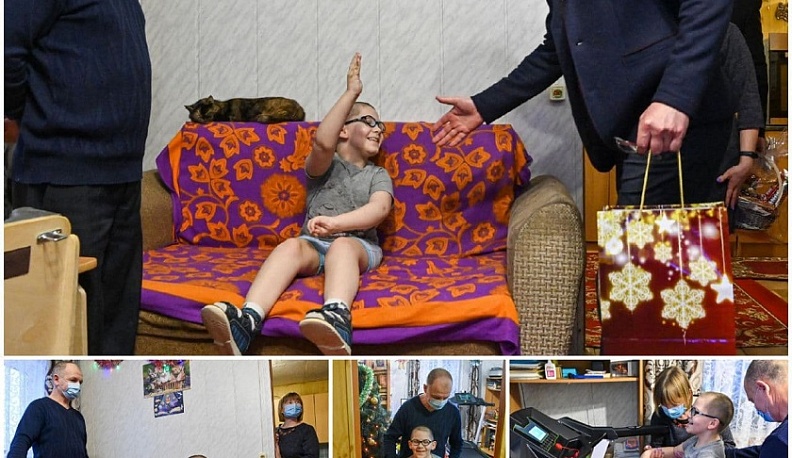 Владислав Шапша исполнил мечту мальчика из Мосальска