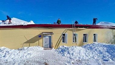 В Барятинском районе стартовал ремонт кровли Милотичского Дома культуры