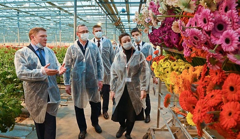 В Калужской области открылась цветочная компания