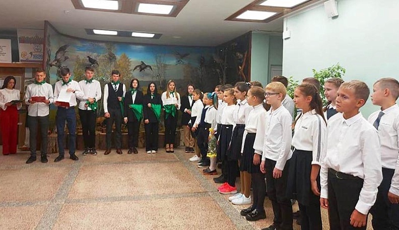 Людиновские школьники присягнули на верность природе