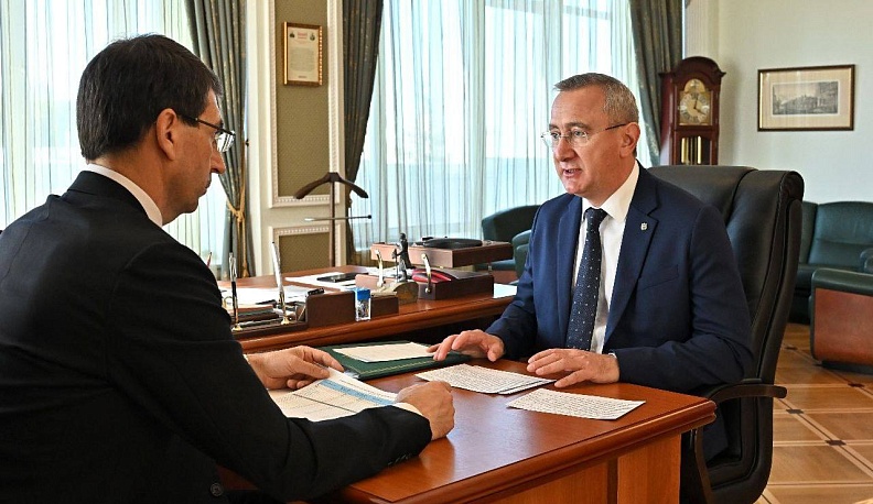 Владислав Шапша сообщил о развитии региона полпреду Президента Щёголеву